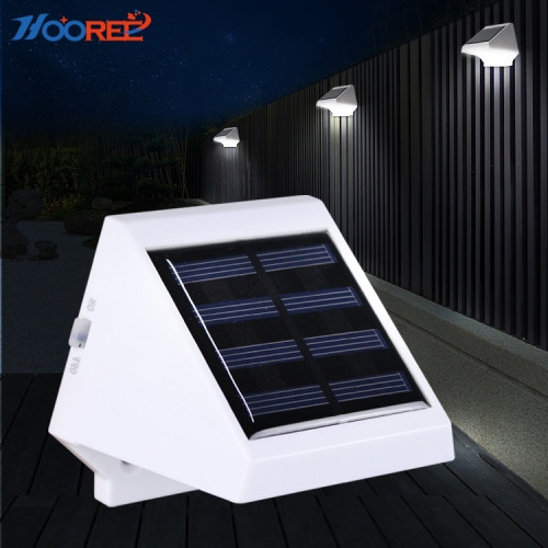 Hooree SL-20A 4 LED Decorative Solar Wall Lamp