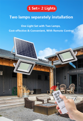 Outdoor indoor installtion LED Solar flood light